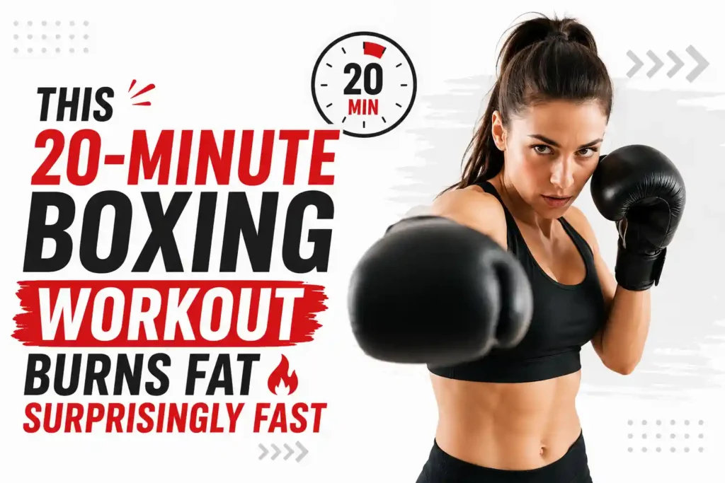 This 20-Minute Boxing Workout Burns Fat Surprisingly Fast